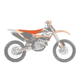 Blackbird sėdynės užvalkalas DOUBLE GRIP3 Oranžinė KTM SX / SX-F / EXC / EXC-F 125-530cc 07-11