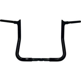 FAT BAGGERS INC. Pointed Top Handlebar Black 91.5x33cm Harley Davidson FLHLT / FLHX / FLHXSE / FLHXU 1923-1977 23-26