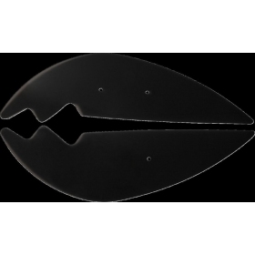 SHOW CHROME Aeroflo Lower Wind Deflectors HONDA GL 1800 18-23