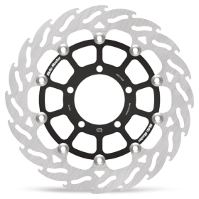 MOTO-MASTER Flame Front Left Floating Brake Disc Triumph Daytona / Street Triple / Thurxton 675/1200 13-24