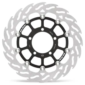 MOTO-MASTER Flame Front Left Floating Brake Disc Triumph Daytona / Street Triple / Thurxton 675/1200 13-24