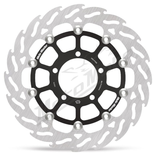 MOTO-MASTER Flame Front Left Floating Brake Disc Triumph Daytona / Street Triple / Thurxton 675/1200 13-24