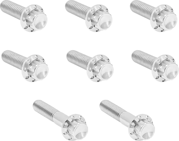 Arlen Ness Set Of Bolts For The Transmission Side Cover Silver Harley Davidson FLHR / FLHRC 1584-1800cc 07-17