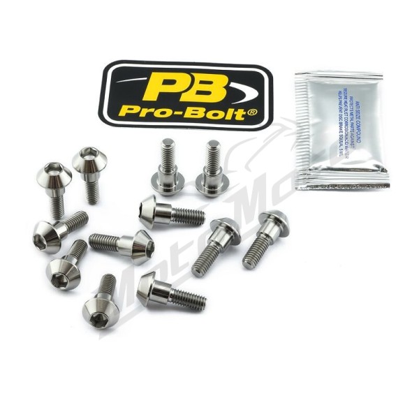 PRO BOLT Stabdžių disko tvirtinimo varžtų rinkinys Suzuki GSX-R / GSX-S 600-1000cc 08-25