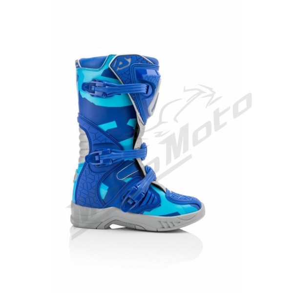 Bottes moto cross enfant Acerbis X-TEAM KID ORANGE/GRIS - IXTEM MOTO