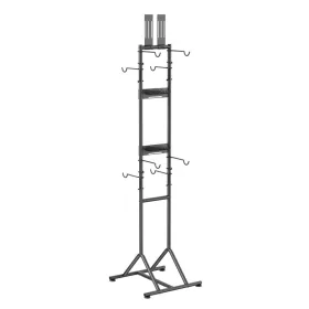 Biketec (2024/06) bicycle rack (freestanding for 4 bicycles) color black ( bike rack)