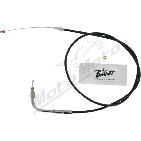 BARNETT Black Vinyl Throttle/Idle Cable Harley Davidson 1340-1450cc 1996-2001
