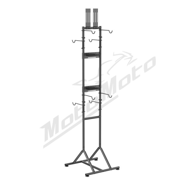 Biketec (2024/06) bicycle rack (freestanding for 4 bicycles) color black ( bike rack)