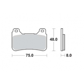 BRAKE PADS FERODO FDB2181ST / MCB755 ROUTE