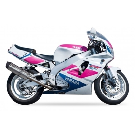IXIL Hexoval Xtrem duslintuvas nerūdijantis plienas / aliuminis juodas - Yamaha YZF 750R 1993-1996 OY9061VSE