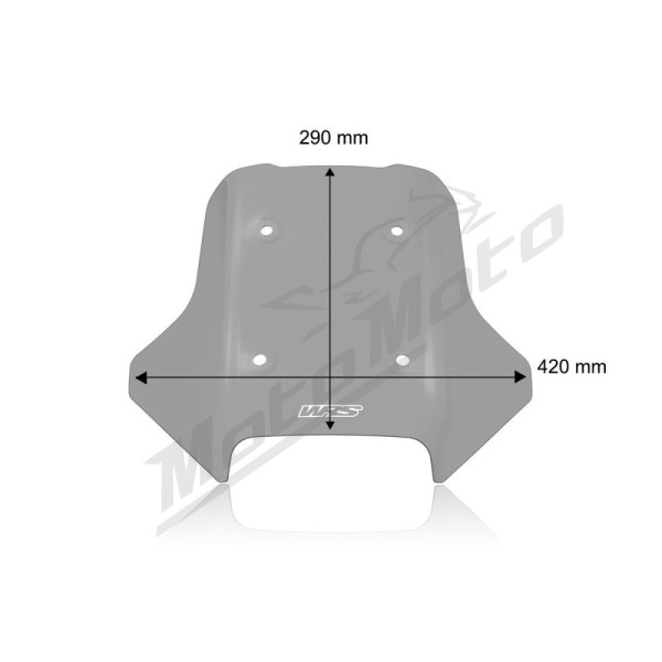 WRS Windscreen Sport Smoke CF Moto MT 450 ABS 24-25