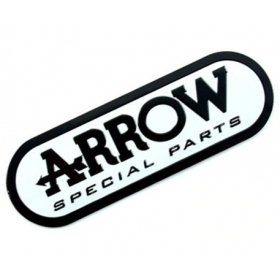 STICKER FOR MUFFLER ALUMINUM ARROW 135x43mm