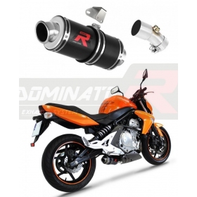 Exhaust silincer Dominator GP1 BLACK Kawasaki ER-6 N / F 2006-2008