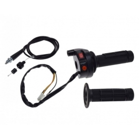 Handlebar switch with throttle handle set universal 