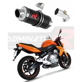 Exhaust silincer Dominator GP1 BLACK Kawasaki ER-6 N / F 2006-2008