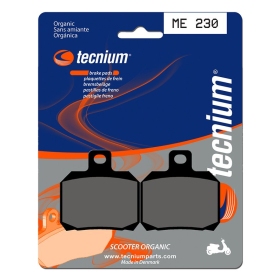 TECNIUM organinės stabdžių trinkelės ME230 Aprilia / Derbi / Malaguti / MBK / Peugeot / Piaggio / Rieju / Suzuki / Yamaha 50-500cc 00-24