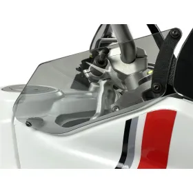 WRS DU026F Vėjo deflektoriai Lengvai Tamsinti Ducati Desert X 950 ABS 22-24