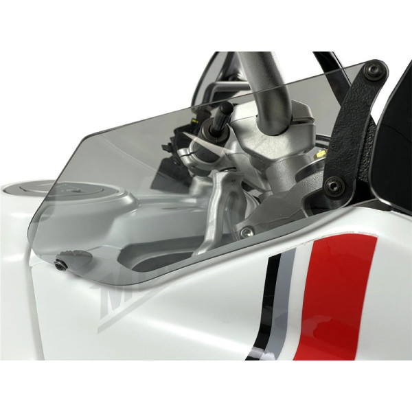 WRS DU026F Wind Deflectors Smoke Ducati Desert X 950 ABS 22-24