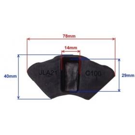 Rear wheel hub rubber Universal 1pc