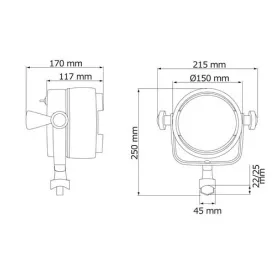 Osculati Night Eye Manual Spotlight 12V