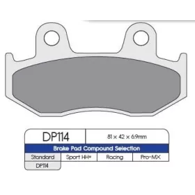 DP BRAKES Standartinės stabdžių trinkelės Honda NES / NHX / PS / SCV / SES / SH 100-150cc 00-12