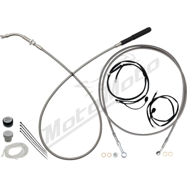 FAT BAGGERS INC. EZ Install Kit handlebars 33-35.5cm high Harley Davidson FLHLT / FLHX / FLHXSE 1923-1977cc 23->