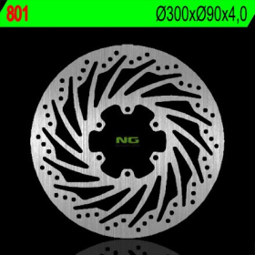 NG BRAKES Front Fixed Brake Disc 300mm Aprilia / Beta / Derbi / Gilera 50-200cc 04-14