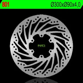 NG BRAKES Front Fixed Brake Disc 300mm Aprilia / Beta / Derbi / Gilera 50-200cc 04-14
