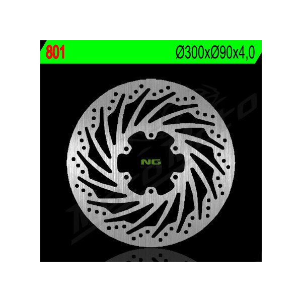 NG BRAKES Front Fixed Brake Disc 300mm Aprilia / Beta / Derbi / Gilera 50-200cc 04-14