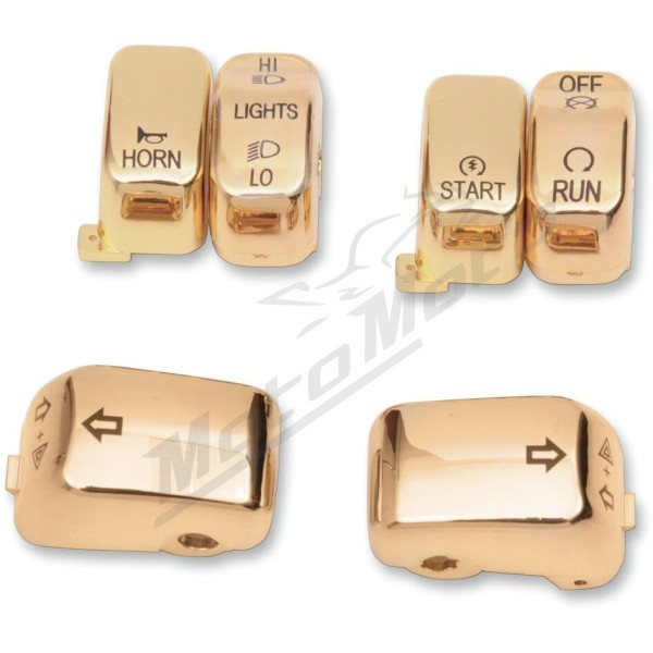 DRAG SPECIALTIES Switch Cap Kit Harley Davidson FLS / FLSTC / FLSTF / FLSTFB 1584-1800cc 11-13