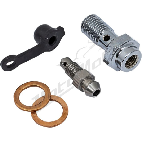 GOODRIDGE Banjo Bolt with Bleed Nipple M10 x 1.0