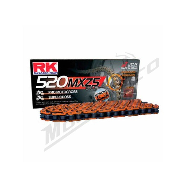 Rk drive chain 520MXZ5 orange