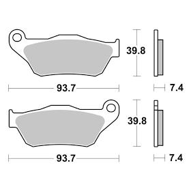 Sbs Brakepads 194CT Carbon Tech YAMAHA