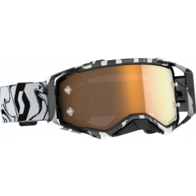 Off Road Scott Prospect Amplifier Black/ White Goggles (Mirrored Lens)