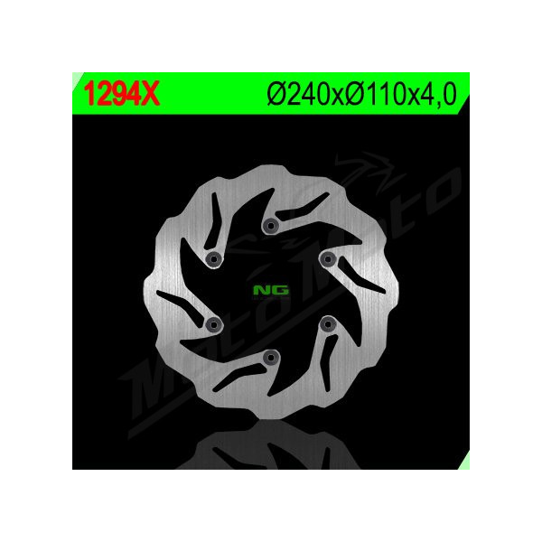 NG BRAKES Galinis fiksuotas stabdžių diskas 240mm Beta / Gas Gas / KTM / TM Racing 125-690cc 11-24