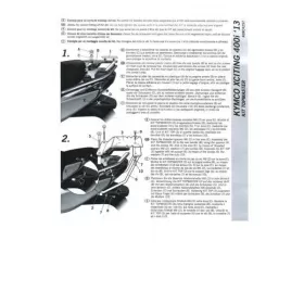 Top case holder KYMCO XCTING 400cc 2013-2017