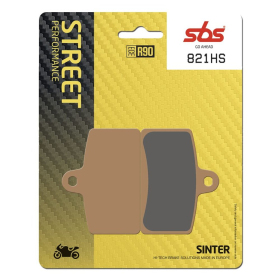 SBS HS Street Excel 821HS Sintered Front Brake Pads Aprilia / Derbi / Malaguti / Rieju 50-125cc 05-19