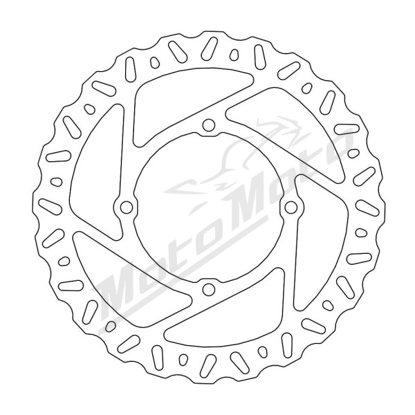 MOTO-MASTER Rear Fixed Brake Disc 270mm Kawasaki KX 250-450cc 15-26