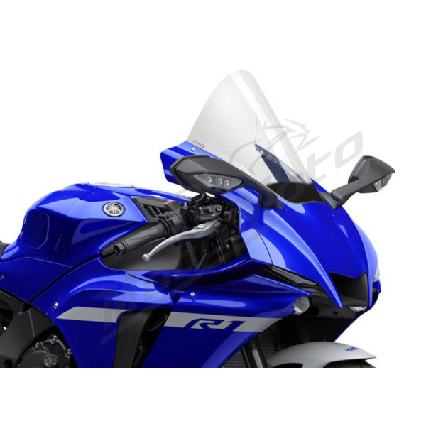 Puig R-Racer Priekinis Stiklas Yamaha YZF-R1 20-23 Skaidrus