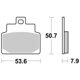  Sbs Brakepads 153CT Carbon Tech APRILIA