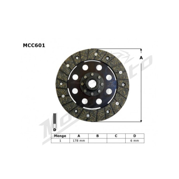 TRW Clutch Disc BMW R50 / R60 / R75 / R90 / R100 69-80