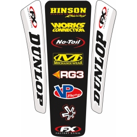 Umioversal rear fender decal set 