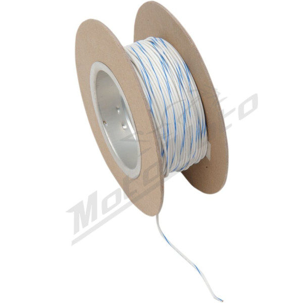 NAMZ OEM Color Wire Spool White/Blue 18 AWG 30,5m