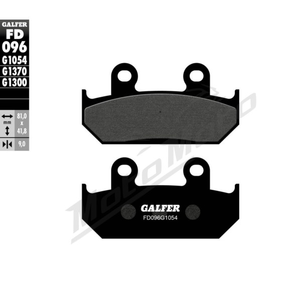 GALFER Semi-Metallic Brake Pads Honda CBR / NX / VFR / XRV 400-750 87-99
