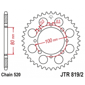 Rear sprocket JTR819/2