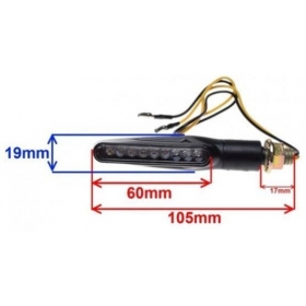 Universal turn signals 9 LED 2pcs