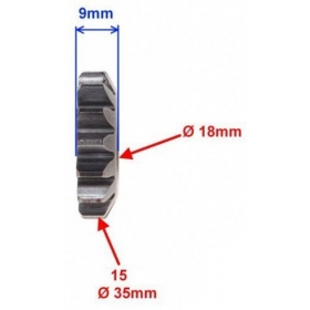 Starting gear CPI QM125-2D 125cc 15teeth