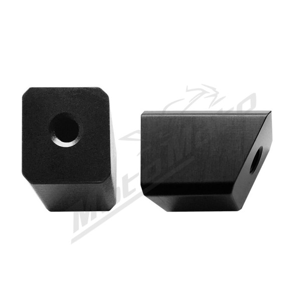 HEINZ BIKES License Plate Mount Adapter Cubes Harley Davidson FLHR / FLHX / FLTRX / FLTRXS / FLTR 1584/1977 09-24