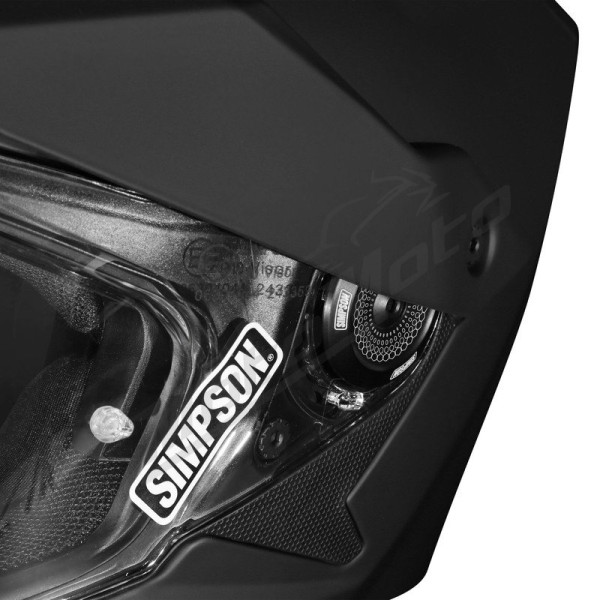 Motocross Helmet SIMPSON Xcursion matt black