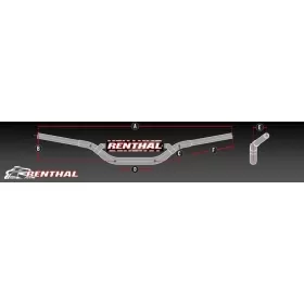 Renthal Twinwall 997 Carmichael Orange Ø28.6mm HONDA CR/CRF 04-13 / KAWASAKI KX/KXF 06-13
